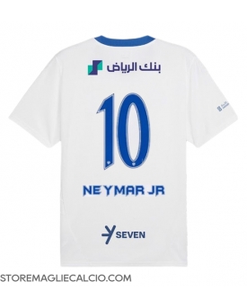 Al-Hilal Neymar Jr #10 Maglia Gara Trasferta Repliche 2024-25 Maniche Corte